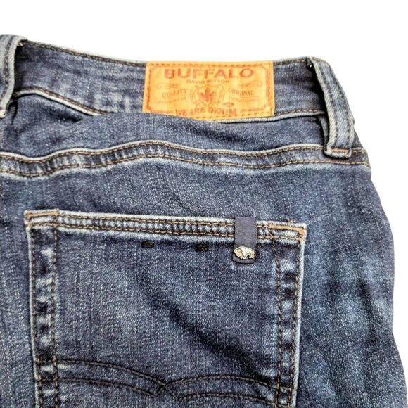 Mid Rise Skinny Alexa Jeans in Mid Blue Buffalo David Britton - Picture 7 of 15